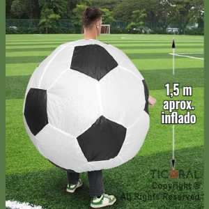 DISFRAZ INFLABLE PELOTA ADULTO 1.5 MT X 1